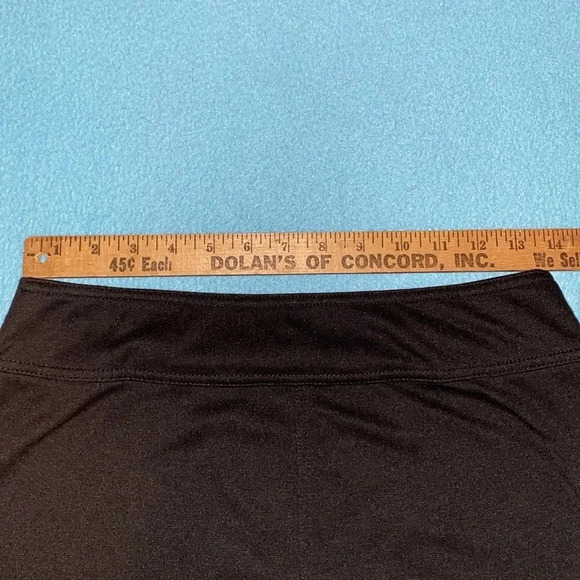 MEG ALLEN by Liz Claiborne black maxi slit skirt elastic waistband size M 8-10 - Picture 8 of 10